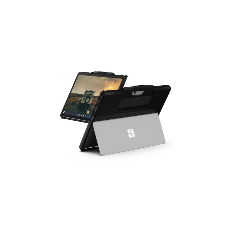 UAG Scout - obudowa ochronna z wbudowaną podstawką oraz paskiem na dłoń do Microsoft Surface Pro 9 (black)