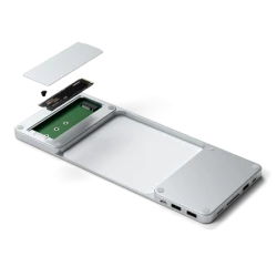 Satechi Slim Dock - stacja dokująca do iMac 24" USB-C (USB-C 10Gb, USBA-A 10Gb, 2x USB-A, czytniki kart micro/SD, kieszeń na NVM