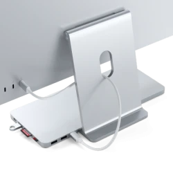 Satechi Slim Dock - stacja dokująca do iMac 24" USB-C (USB-C 10Gb, USBA-A 10Gb, 2x USB-A, czytniki kart micro/SD, kieszeń na NVM