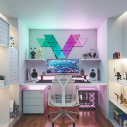 Nanoleaf Shapes Triangles Smarter Kit - panele świetlne (9 paneli świetlnych) (ultra black)