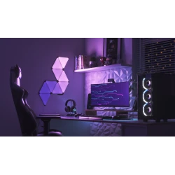 Nanoleaf Shapes Triangles Smarter Kit - panele świetlne (9 paneli świetlnych) (ultra black)