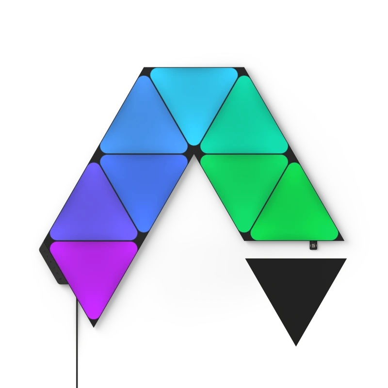 Nanoleaf Shapes Triangles Smarter Kit - panele świetlne (9 paneli świetlnych) (ultra black)