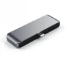 Satechi Aluminium Mobile Pro Hub - Hub do urządzeń mobilnych USB-C (USB-C 60W, 4K HDMI, USB-A 3.0, jack port) (space gray)
