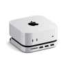 Satechi Mac Mini M4 Stand & Hub SSD - aluminiowa podstawka do Mac Mini z Hub USB-C (host USB-C 3.2 gen. 2, 2x USB-A 3.2 10Gpbs,U