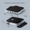 Satechi Mac Mini M4 Stand & Hub SSD - aluminiowa podstawka do Mac Mini z Hub USB-C (host USB-C 3.2 gen. 2, 2x USB-A 3.2 10Gpbs,U