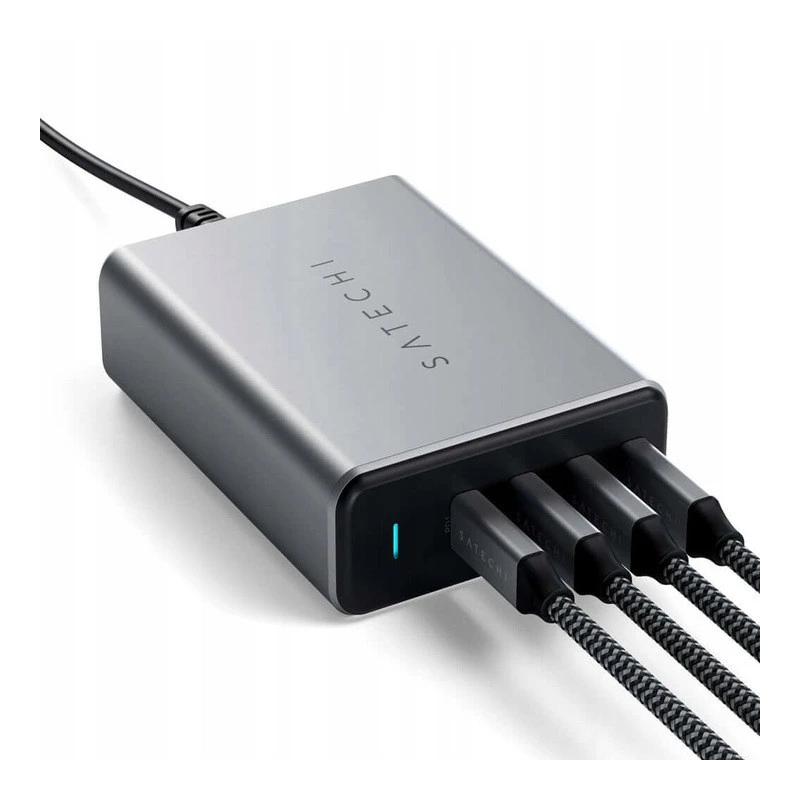 Satechi GaN Charger 165W - ładowarka sieciowa 165W, 4x USB-C