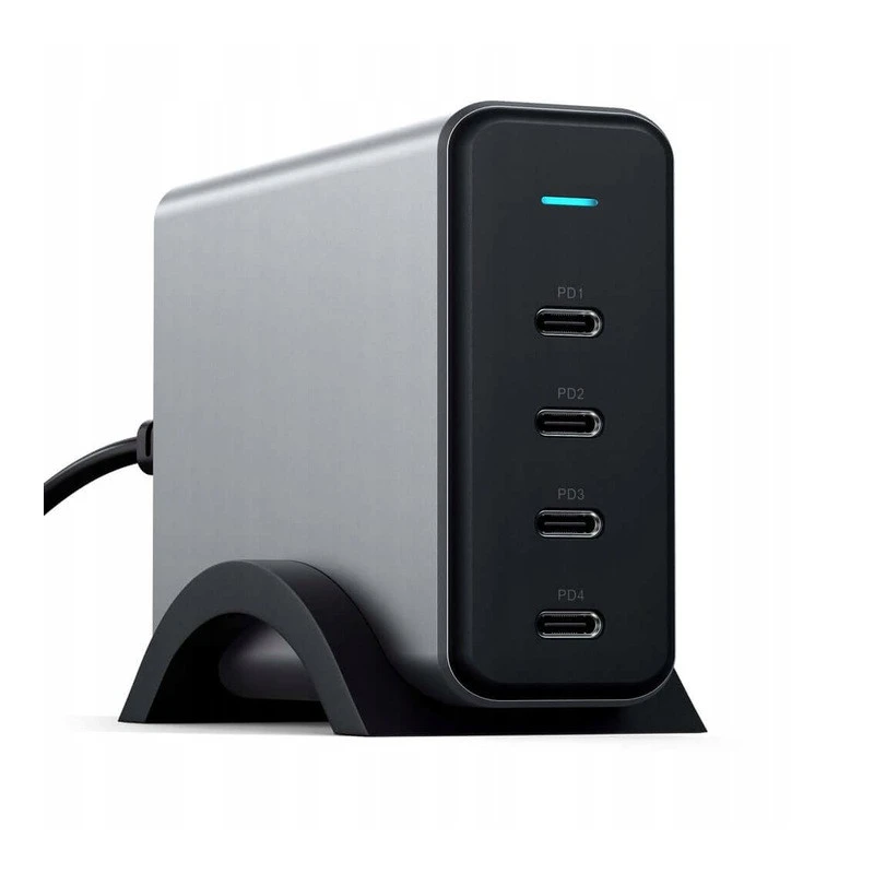 Satechi GaN Charger 165W - ładowarka sieciowa 165W, 4x USB-C