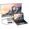 Satechi Aluminium Multiport Adapter V2 - aluminiowy adapter USB-C, 3x USB-A, 4K HDMI