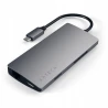 Satechi Aluminium Multiport Adapter V2 - aluminiowy adapter USB-C, 3x USB-A, 4K HDMI