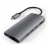 Satechi Aluminium Multiport Adapter V2 - aluminiowy adapter USB-C, 3x USB-A, 4K HDMI