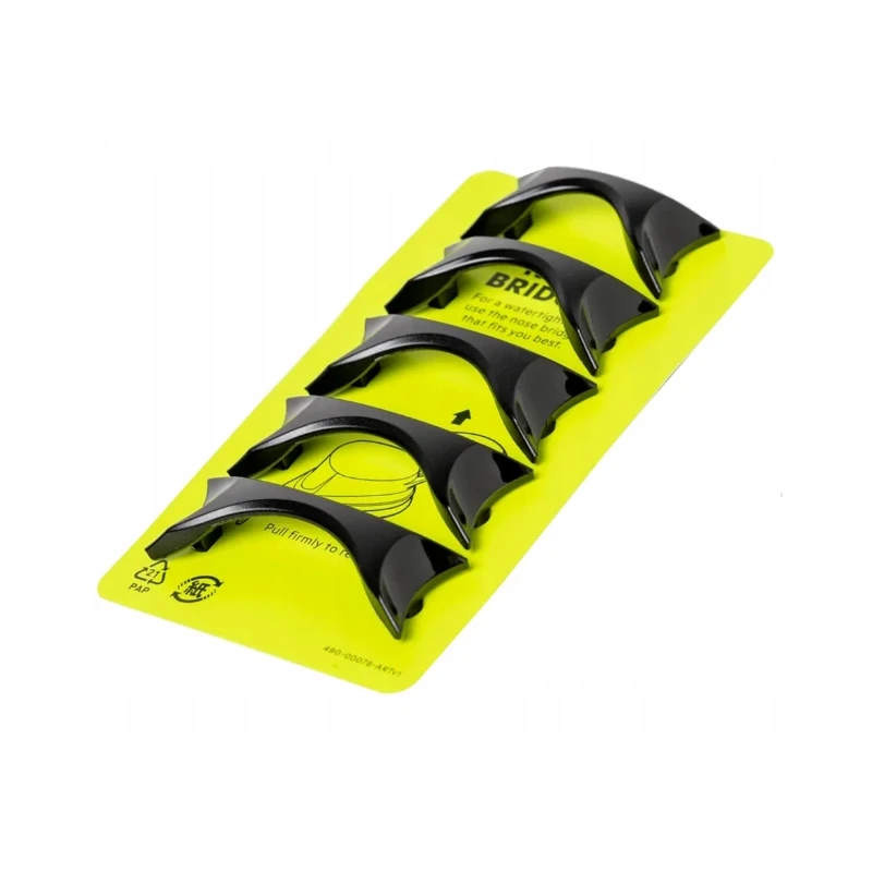 FORM Smart Swim nose bridge - wymienne mostki do Smart Swim 2, 5szt. czarne