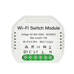 Przekaźnik Dopuszkowy 1-Kanałowy Wi-Fi + RF Moes MS-104 Tuya