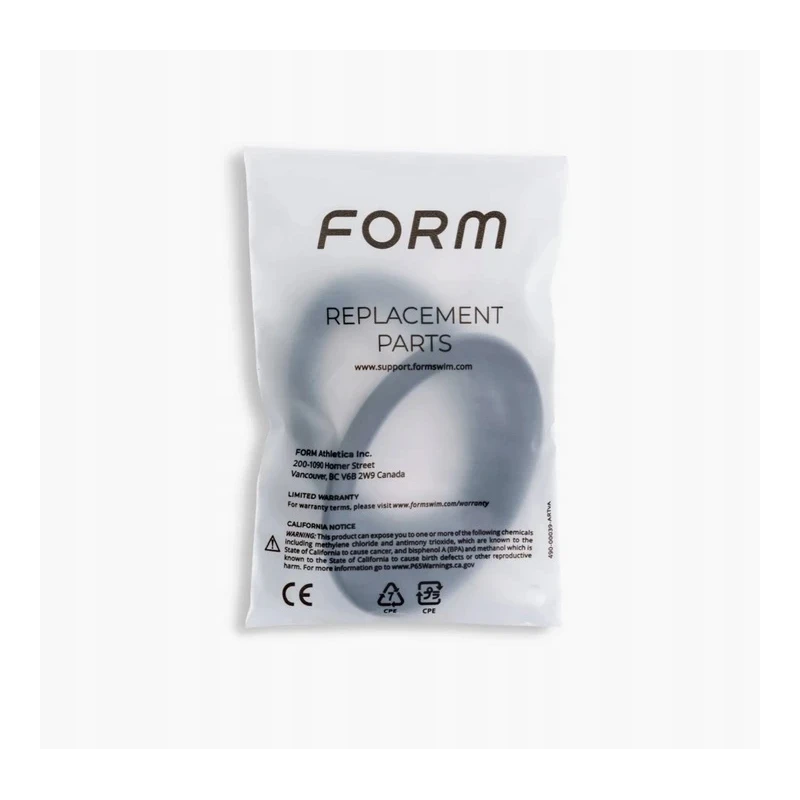 FORM eye seal - silikonowa uszczelka do Smart Swim 2, 2szt. (black)