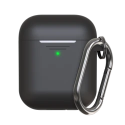 KeyBudz Elevate Keychain - silikonowe etui ochronne do AirPods Pro 2 (black)