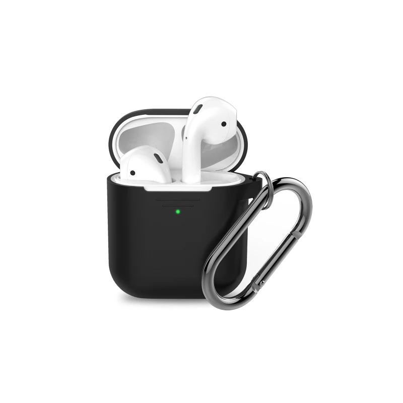 KeyBudz Elevate Keychain - silikonowe etui ochronne do AirPods Pro 2 (black)
