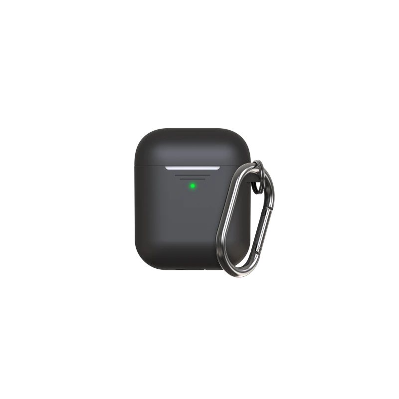 KeyBudz Elevate Keychain - silikonowe etui ochronne do AirPods 1/2  (earl grey)