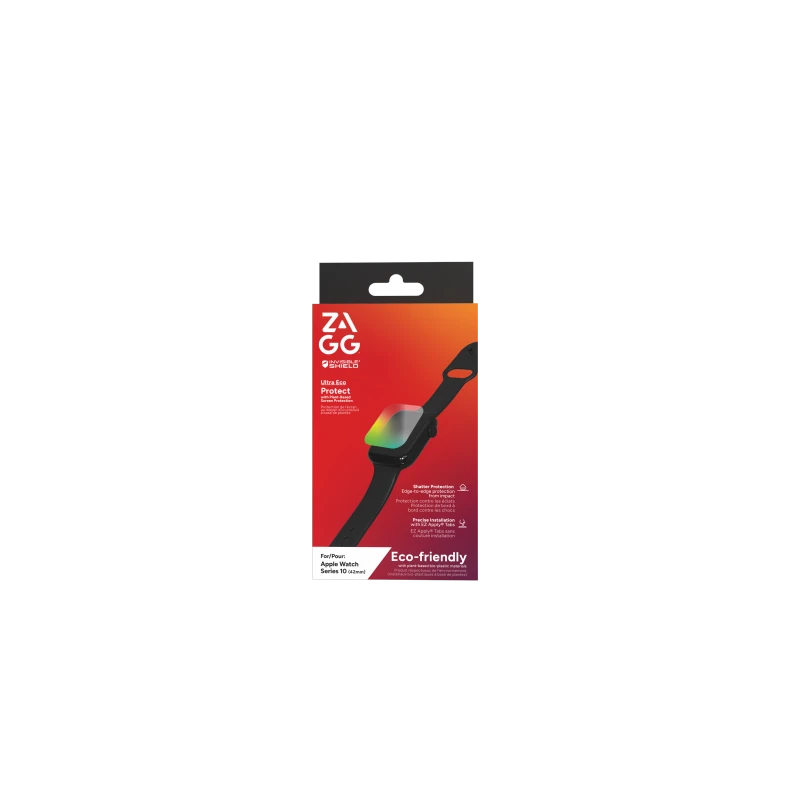 ZAGG InvisibleShield Ultra Eco - folia ochronna do Apple Watch serii 10 (42mm)