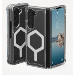 UAG Plyo Pro - obudowa ochronna do Samsung Galaxy Fold 5 z wybudowanym modułem magnetycznym (ice-silver)