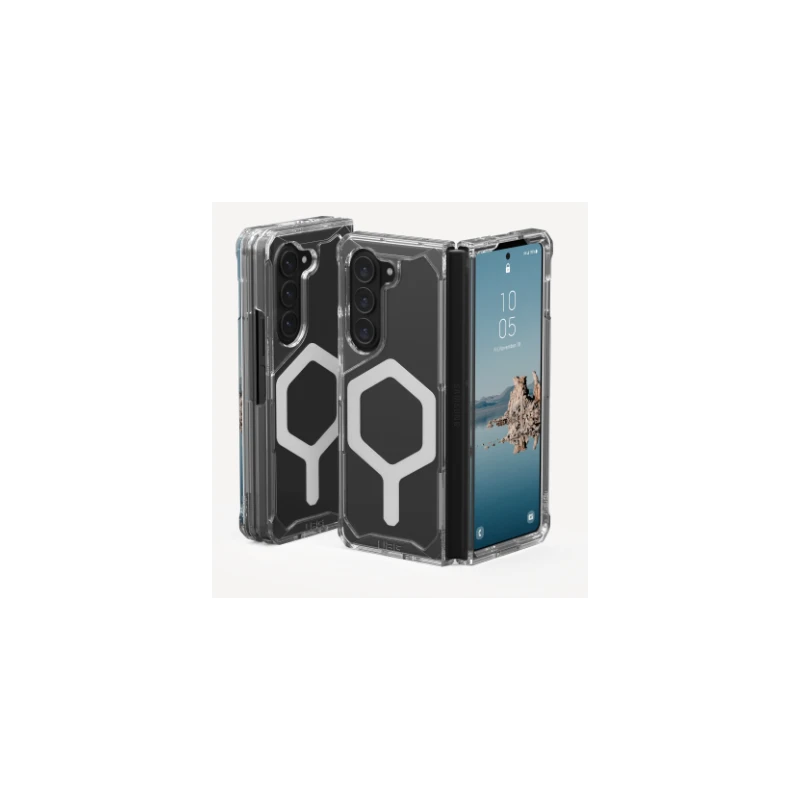 UAG Plyo Pro - obudowa ochronna do Samsung Galaxy Fold 5 z wybudowanym modułem magnetycznym (ice-silver)