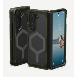 UAG Plyo Pro - obudowa ochronna do Samsung Galaxy Fold 5 z wybudowanym modułem magnetycznym (olive-space grey)