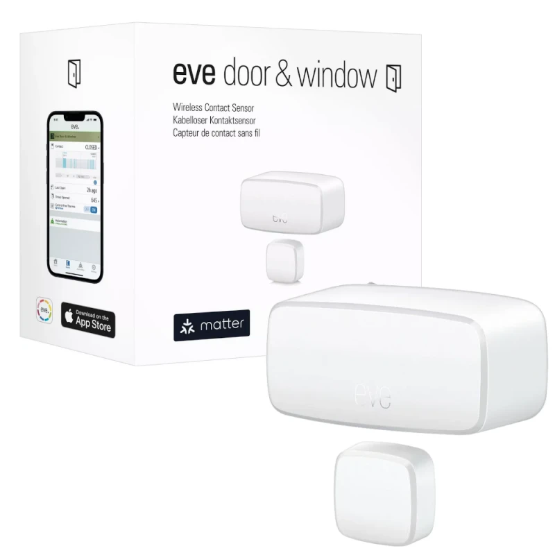 Eve Door & Window - inteligentny czujnik otwierania drzwi i okien (technologia Matter)
