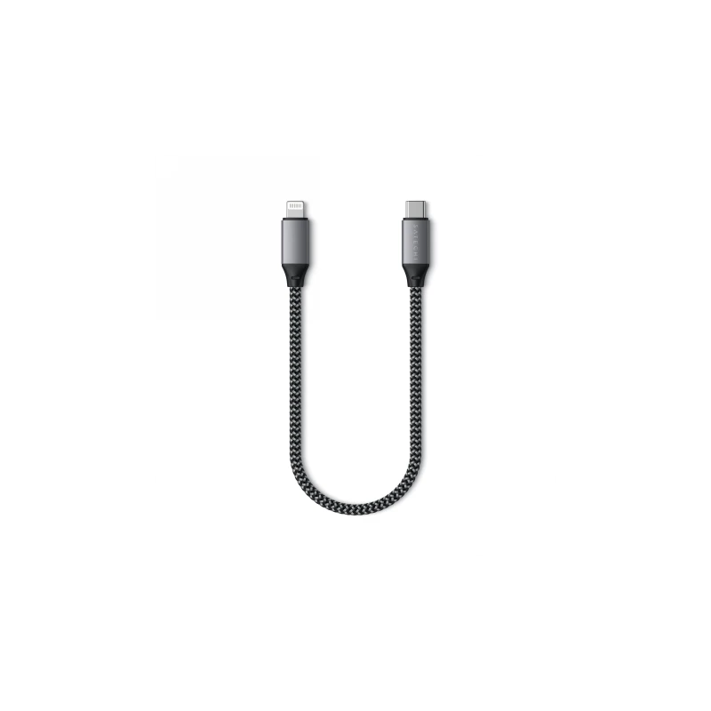 Satechi - kabel USB-C - lightning 25cm (space gray)