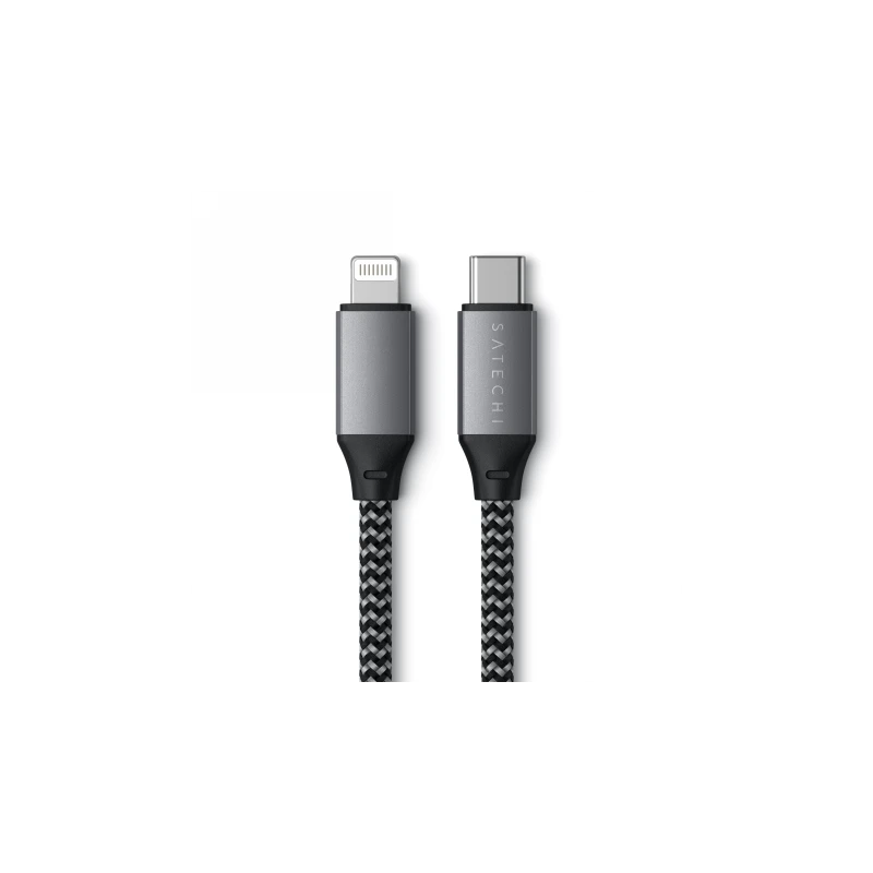 Satechi - kabel USB-C - lightning 25cm (space gray)