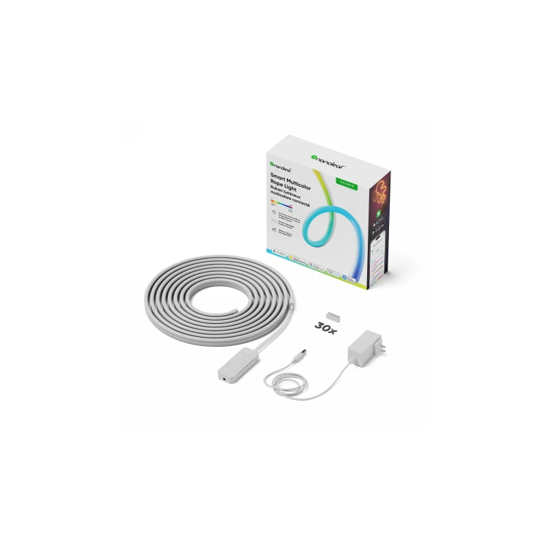 Nanoleaf Smart Multicolour Rope Light - elastyczna, inteligentna, neonowa listwa LED 5 m