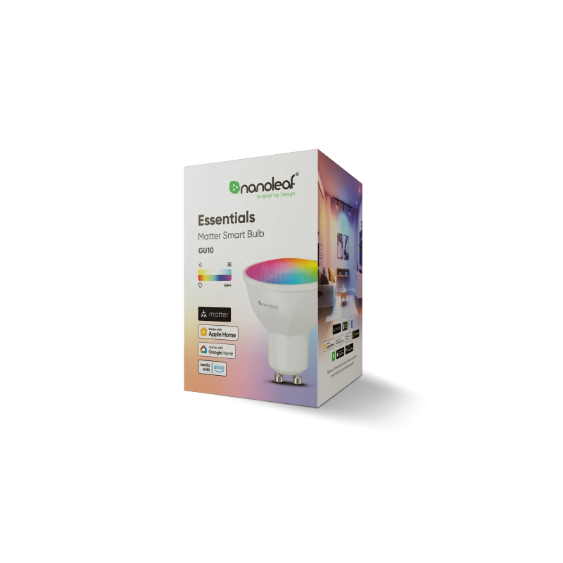 Nanoleaf Essentials Smart żarówka LED GU10 Matter Bluetooth iOS Home