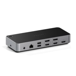 Satechi Triple 4K Display Docking Station - stacja dokująca do monitorów 4K (Mac/Windows OS) (3x 4K/60 Hz, 100W, 2x DisplayPort 