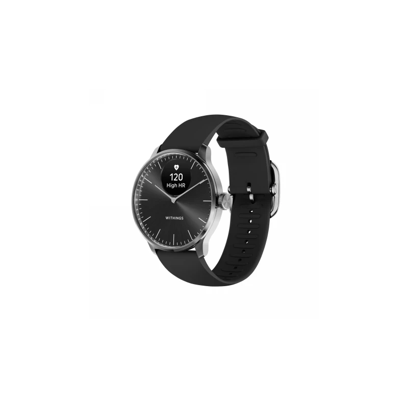 Withings Scanwatch Light - zegarek z funkcją EKG, pomiarem pulsu i SPO2 oraz mierzeniem aktywności fizycznej i snu (37mm, black)