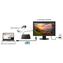 EIZO ColorEdge CS2400S - monitor 24", 1920 x 1200, WUXGA, AdobeRGB 99%, kalibracja sprzętowa
