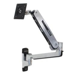Ergotron - LX Sit-Stand Wall Mount Arm - uchwyt ścienny do monitora (polerowane aluminium)