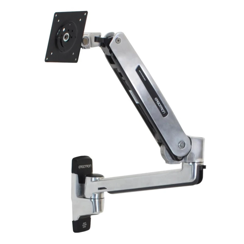 Ergotron - LX Sit-Stand Wall Mount Arm - uchwyt ścienny do monitora (polerowane aluminium)