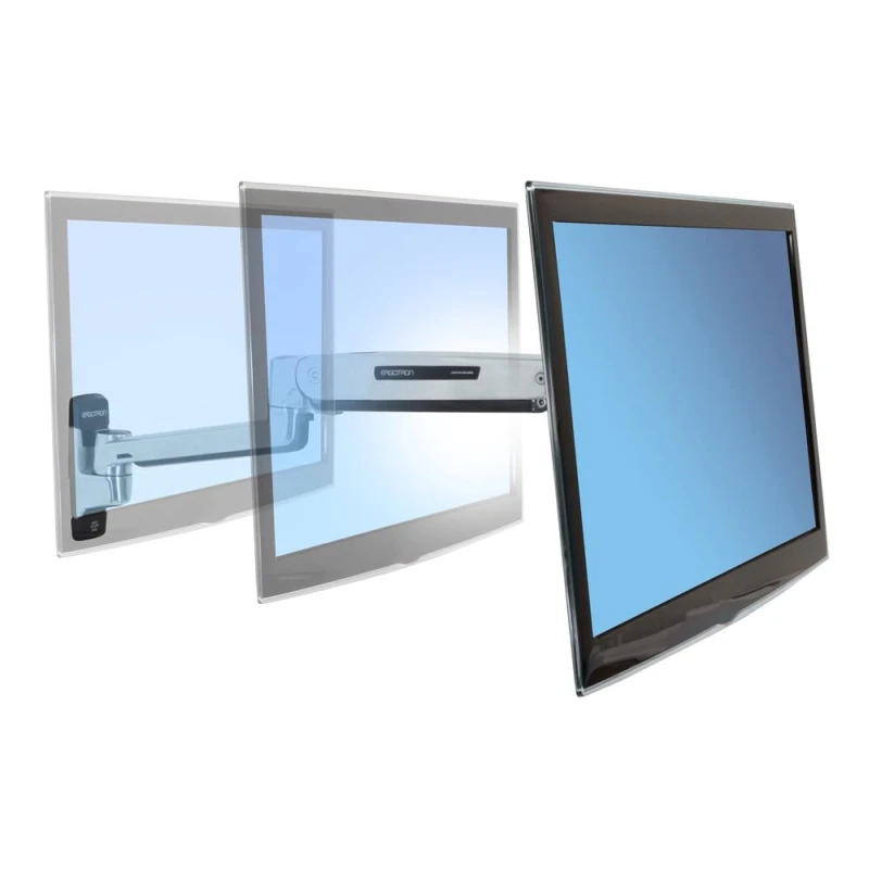Ergotron - LX Sit-Stand Wall Mount Arm - uchwyt ścienny do monitora (polerowane aluminium)