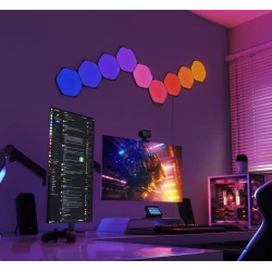 Nanoleaf Shapes Hexagons Expansion Pack - dodatkowe panele świetlne (3 panele świetlne) (black)