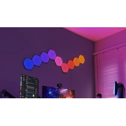 Nanoleaf Shapes Hexagons Expansion Pack - dodatkowe panele świetlne (3 panele świetlne) (black)