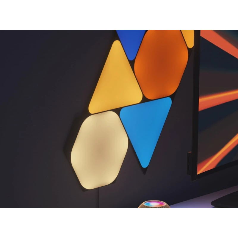 Nanoleaf Shapes Hexagons Expansion Pack - dodatkowe panele świetlne (3 panele świetlne) (black)