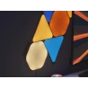 Nanoleaf Shapes Hexagons Expansion Pack - dodatkowe panele świetlne (3 panele świetlne) (black)