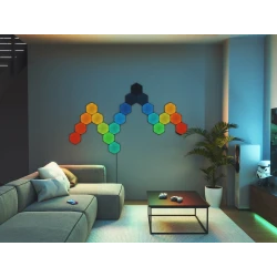 Nanoleaf Shapes Hexagons Expansion Pack - dodatkowe panele świetlne (3 panele świetlne) (black)