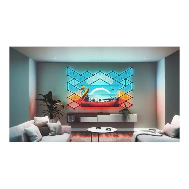 Nanoleaf 4D TV Screen Mirror Lightstrips Starter Kit - system inteligentnego podświetlenia ekranu TV do 85'' (kamera, 5.2m taśmy
