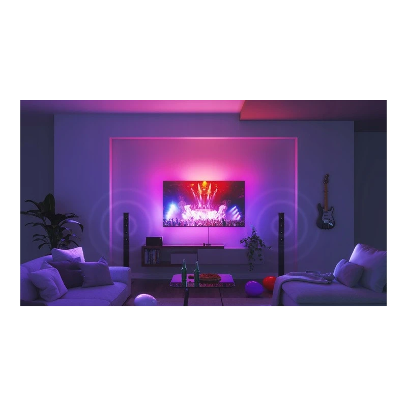 Nanoleaf 4D TV Screen Mirror Lightstrips Starter Kit - system inteligentnego podświetlenia ekranu TV do 85'' (kamera, 5.2m taśmy