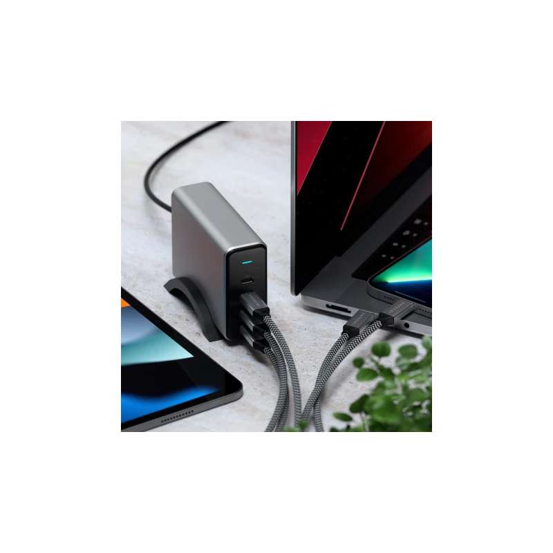 Satechi GaN Charger 165W - ładowarka sieciowa 165W, 4x USB-C