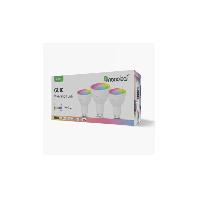 Nanoleaf Essentials Smart – zestaw 3 żarówek GU10 (WiFi)