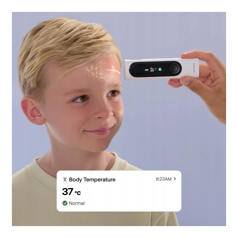 Withings BeamO - multifunkcyjne urządzenie do kontrolowania stanu zdrowia (termometr, pulsoksymetr, EKG, cyfrowy stetoskop). Wyr