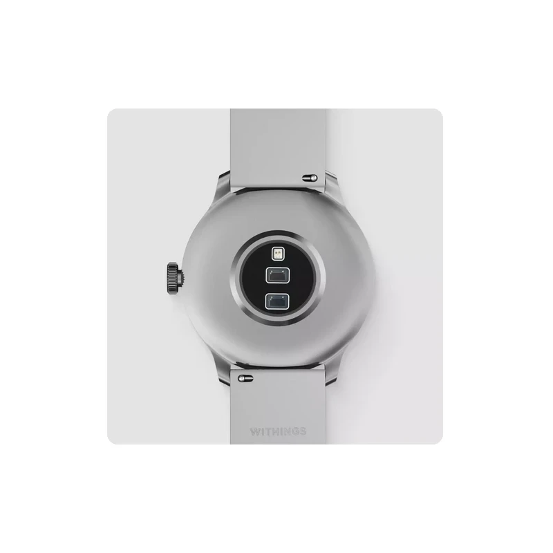 Withings Scanwatch Light - zegarek z funkcją EKG, pomiarem pulsu i SPO2 oraz mierzeniem aktywności fizycznej i snu (37mm, white)