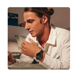 Withings Scanwatch Light - smartwatch hybrydowy z pomiarem pulsu (37mm, black)