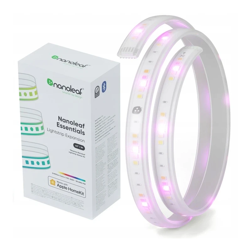 Nanoleaf Essentials Light Strips Expansion - taśma ledowa 1m, 2000Lm 23W 2700K-6500K 120V-240V