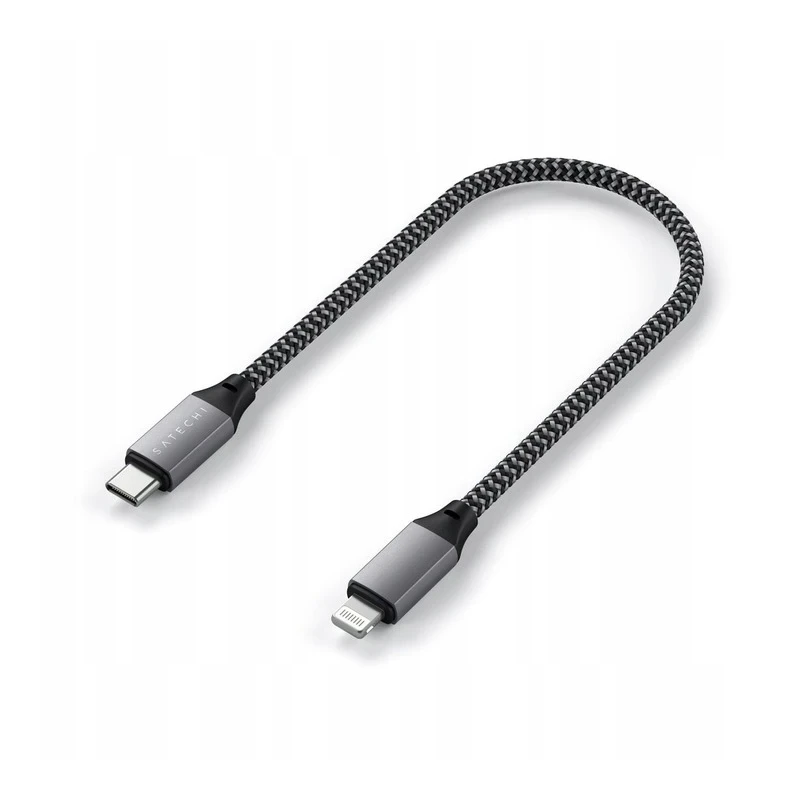 Satechi - kabel USB-C - lightning 25cm (space gray)