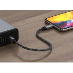 Satechi - kabel USB-C - lightning 25cm (space gray)